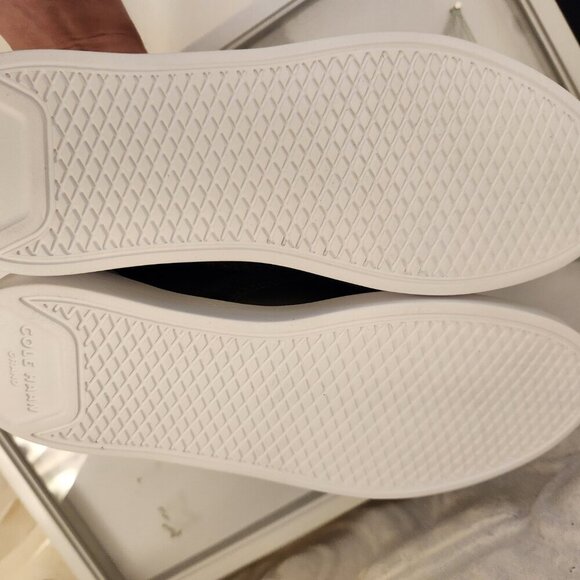 Cole Haan Black Leather "Grand CC Mod" Slip on Sneakers. NIB. Size 8 - Picture 8 of 10